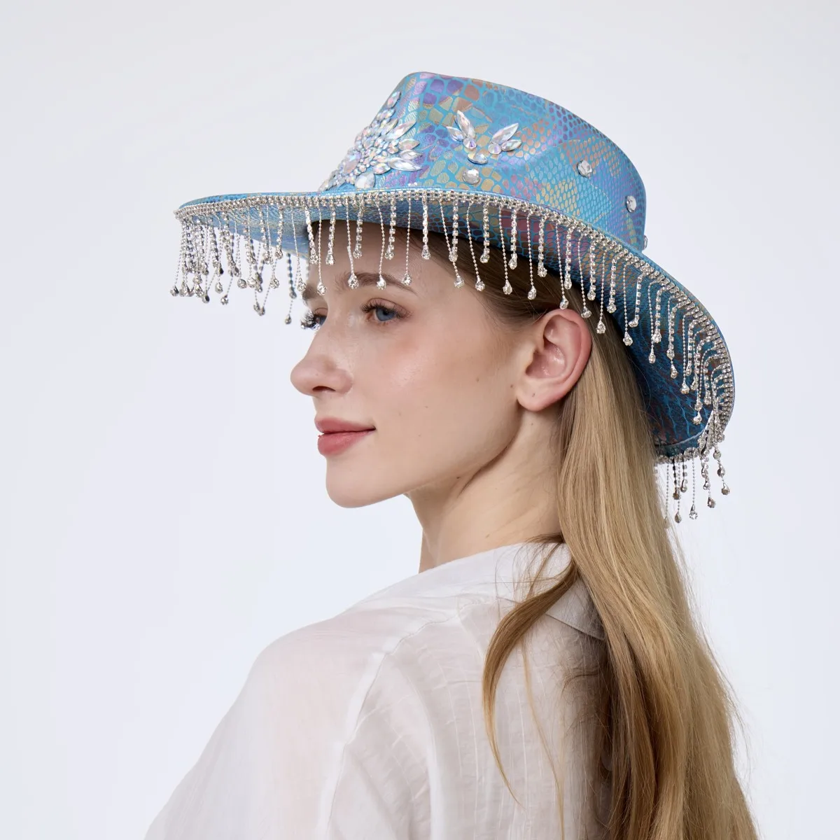 HongLuan Glitter Costume Hat Adult & Cowboy Hats Rhinestone for Woman, Cowboy Cosplay Female Accessories & Cowgirl Cap
HongLuan Glitter Costume Hat Adult & Cowboy Hats Rhinestone for Woman, Cowboy Cosplay Female Accessories & Cowgirl Cap