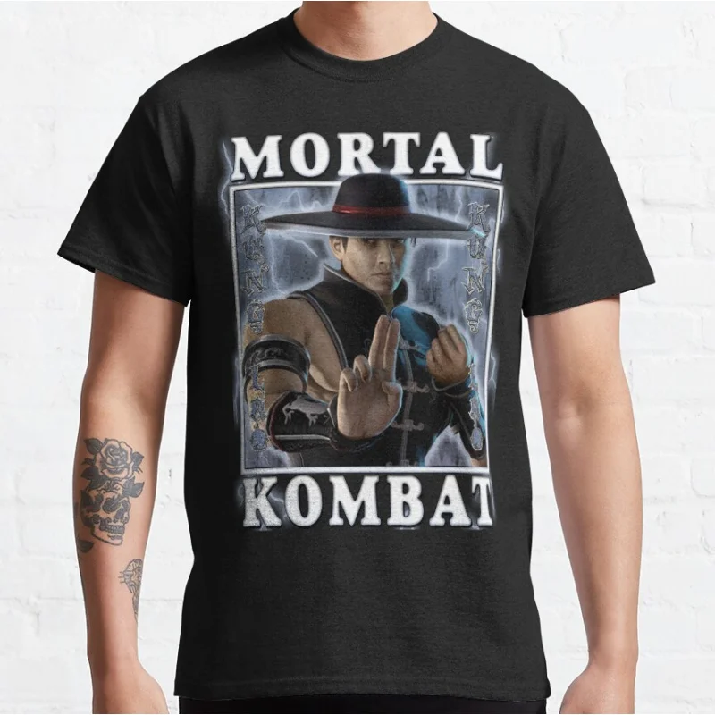 Kung Lao 80s retro video game Mortal Kombat 1 Short-sleeve crewneck T-shirt for men large size Adult Tops S-6xl
Kung Lao 80s retro video game Mortal Kombat 1 Short-sleeve crewneck T-shirt for men large size Adult Tops S-6xl