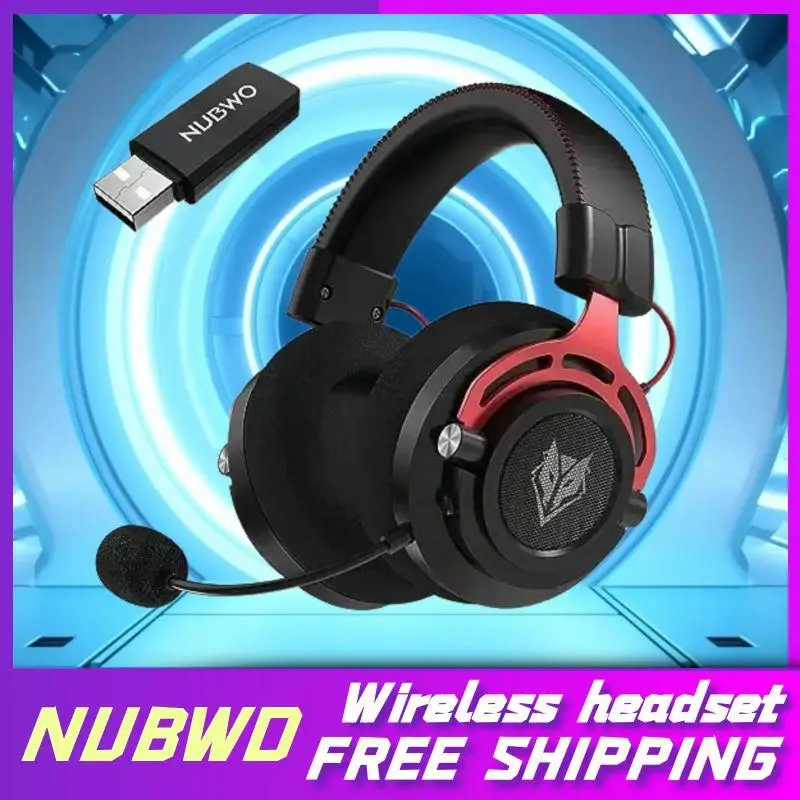 NUBWO G03 Wireless Gaming Headphones 2.4GHz Dual-mode Over-ear Headphones Stereo Compatible Noise-cancelling Microphones
NUBWO G03 Wireless Gaming Headphones 2.4GHz Dual-mode Over-ear Headphones Stereo Compatible Noise-cancelling Microphones