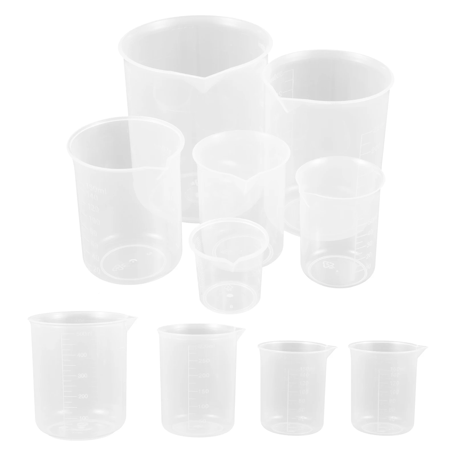 30 Pcs Plastic Measuring Beakers Laboratory Cups Graduated Scaled Tools Use PP Material Easy Clean Storage
30 Pcs Plastic Measuring Beakers Laboratory Cups Graduated Scaled Tools Use PP Material Easy Clean Storage