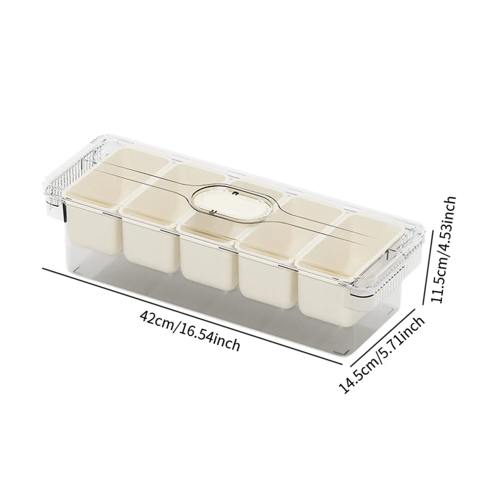 Divided Serving Tray Fruit Storage Container Snack Box Portable Clear 5
Divided Serving Tray Fruit Storage Container Snack Box Portable Clear 5
