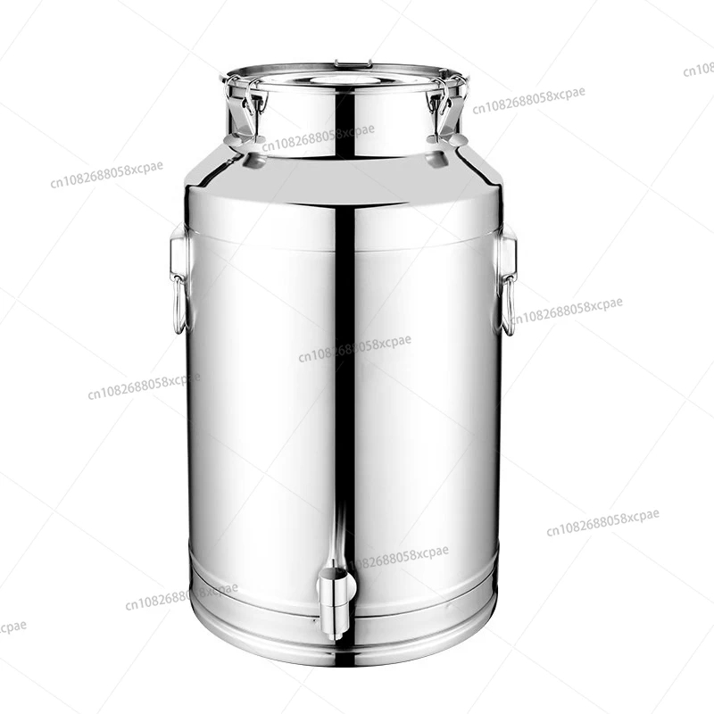 304 stainless steel oil wine bucket edible peanut oil with lid thickened sealed tank milk bucket with faucet
304 stainless steel oil wine bucket edible peanut oil with lid thickened sealed tank milk bucket with faucet
