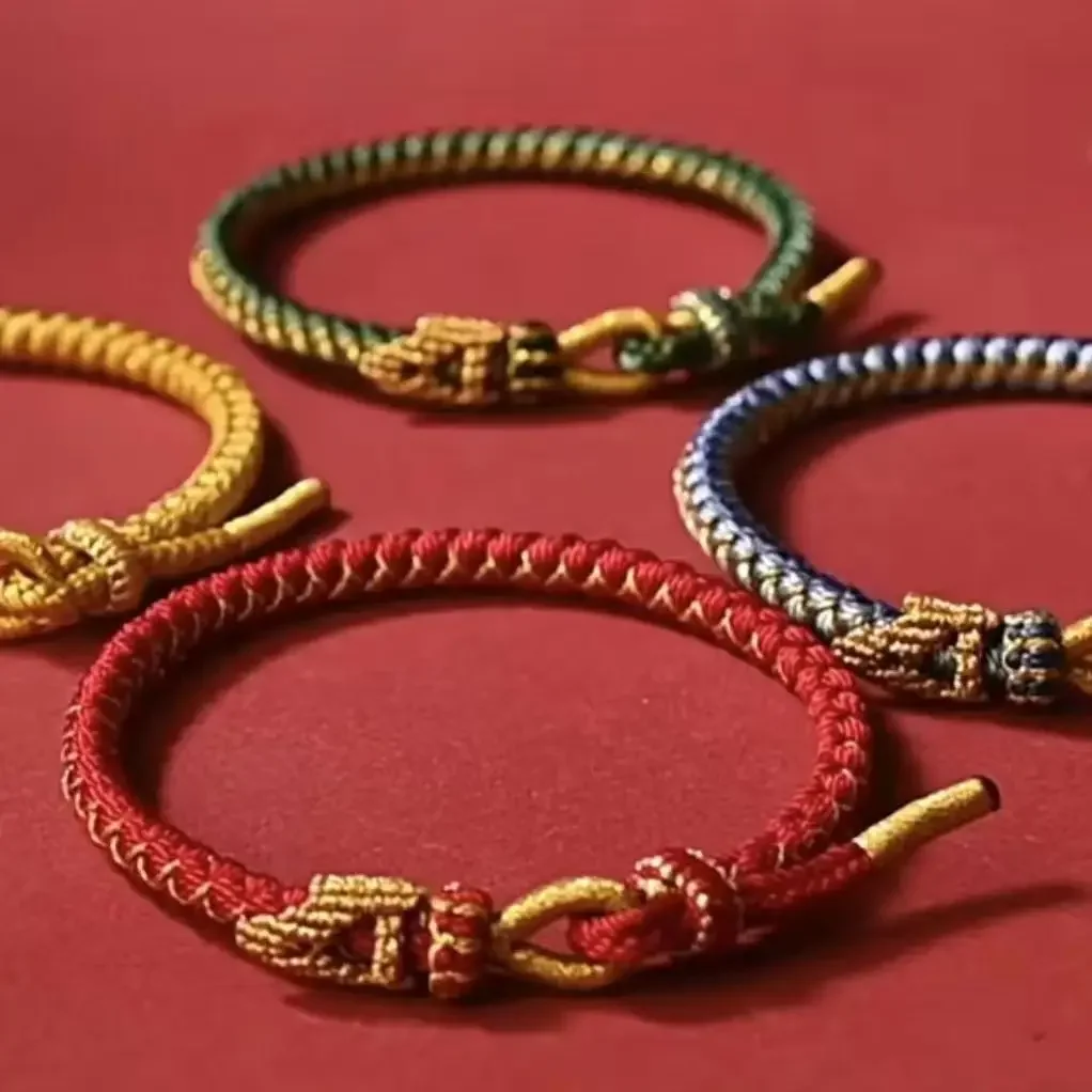 Year of the Snake Guardian Red Hand Rope Bracelet Zodiac Dragon Rabbit Cattle Sheep Dog 2025 Hand-woven Rope for Men and Women
Year of the Snake Guardian Red Hand Rope Bracelet Zodiac Dragon Rabbit Cattle Sheep Dog 2025 Hand-woven Rope for Men and Women