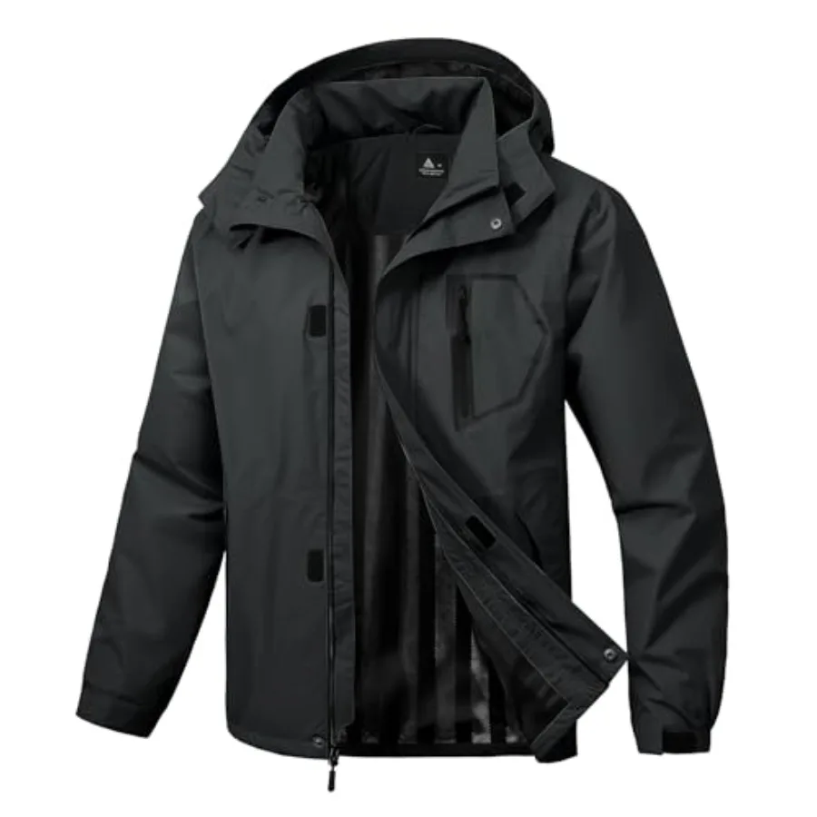 SWISSWELL Mens Rain Jackets Lightweight Waterproof Windbreaker Jackets Rain Coats with Hood for Golf Fishing Hiking
SWISSWELL Mens Rain Jackets Lightweight Waterproof Windbreaker Jackets Rain Coats with Hood for Golf Fishing Hiking