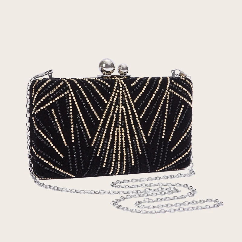 Luxury Shiny Rhinestone Evening Bag Metallic Diamond Lock Clutch Bag Women's Chain Handbag Elegant Party Dinner Wedding Bags
Luxury Shiny Rhinestone Evening Bag Metallic Diamond Lock Clutch Bag Women's Chain Handbag Elegant Party Dinner Wedding Bags
