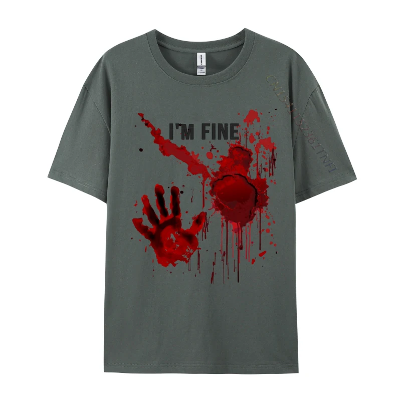 I m Fine Bloody Hand Blood Stained Blood Splatter Halloween Funny T Shirt Fall Tees Cute Cotton Design Tops Tees Funny Mens
I m Fine Bloody Hand Blood Stained Blood Splatter Halloween Funny T Shirt Fall Tees Cute Cotton Design Tops Tees Funny Mens