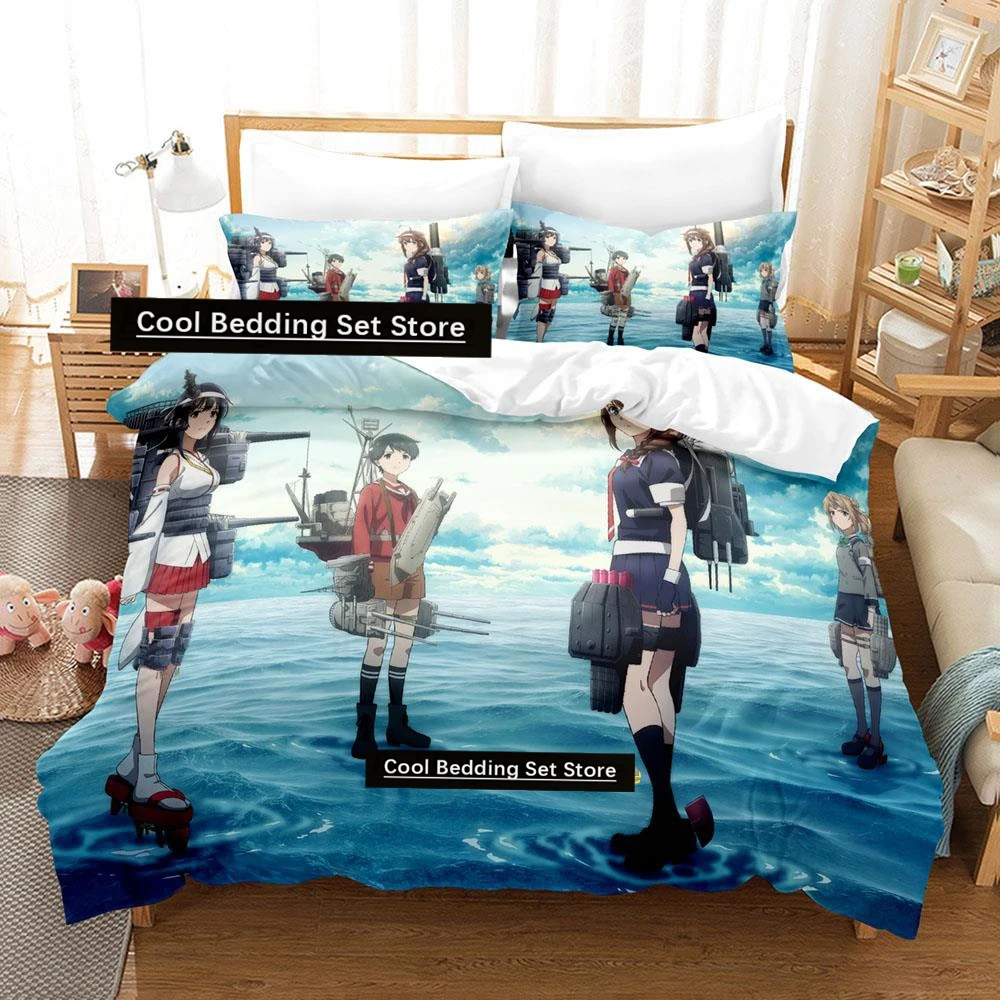 New Kantai Collection Bedding Set Cartoon Anime three-piece set Adult Kid Bedroom Duvetcover Sets 3D Kawaii Girl twin set
New Kantai Collection Bedding Set Cartoon Anime three-piece set Adult Kid Bedroom Duvetcover Sets 3D Kawaii Girl twin set