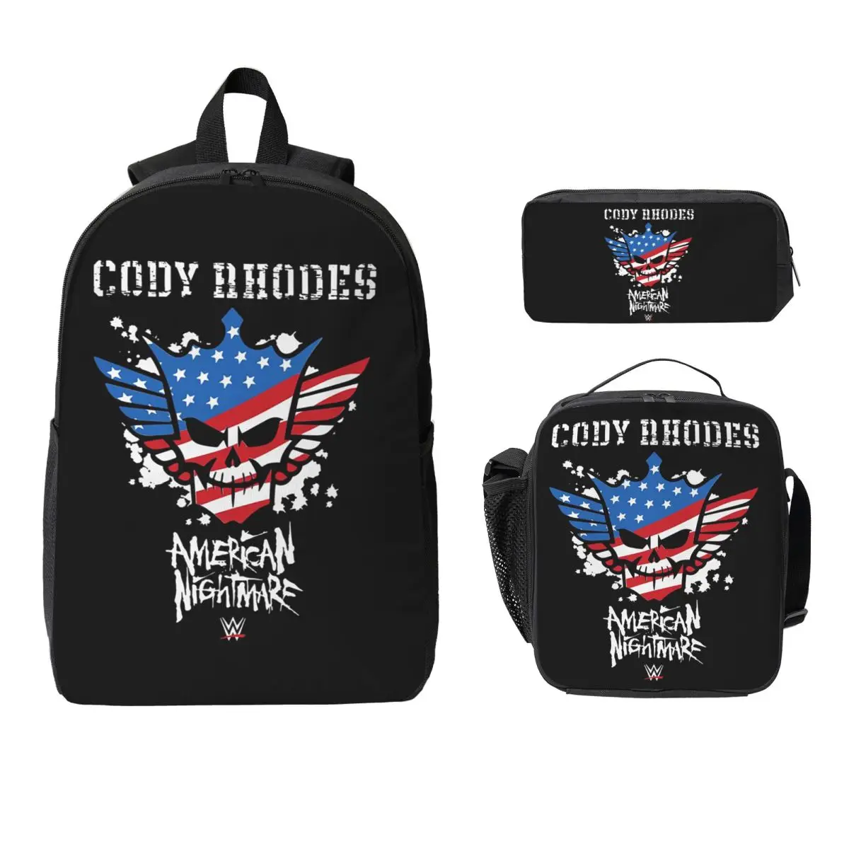 In The Ring Cody Rhodes American Nightmare Backpack BookBag School Bag Shoulder Bags 3ps Insulated Lunch Bag Pencil Case
In The Ring Cody Rhodes American Nightmare Backpack BookBag School Bag Shoulder Bags 3ps Insulated Lunch Bag Pencil Case