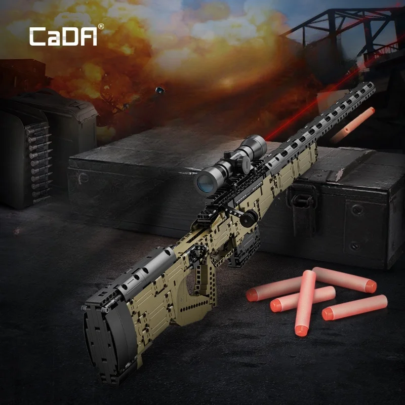 978pcs CaDA firearm building blocks AWM sniper rifle assembly building block model set adult boy toy gift
978pcs CaDA firearm building blocks AWM sniper rifle assembly building block model set adult boy toy gift