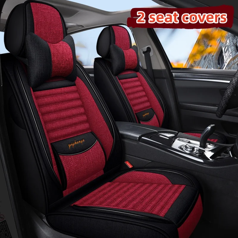 (Comfort Edition) Front Double Seats, Paired with 2 Soft and Comfortable Headrests, Luxurious Linen Full-Cover Car Seat Covers, Universal, Comfortable, Breathable, Wear-Resistant, Suitable for All Seasons, Textured Finish, Fits the Seat Well, 3D Wing Supp
(Comfort Edition) Front Double Seats, Paired with 2 Soft and Comfortable Headrests, Luxurious Linen Full-Cover Car Seat Covers, Universal, Comfortable, Breathable, Wear-Resistant, Suitable for All Seasons, Textured Finish, Fits the Seat Well, 3D Wing Supp