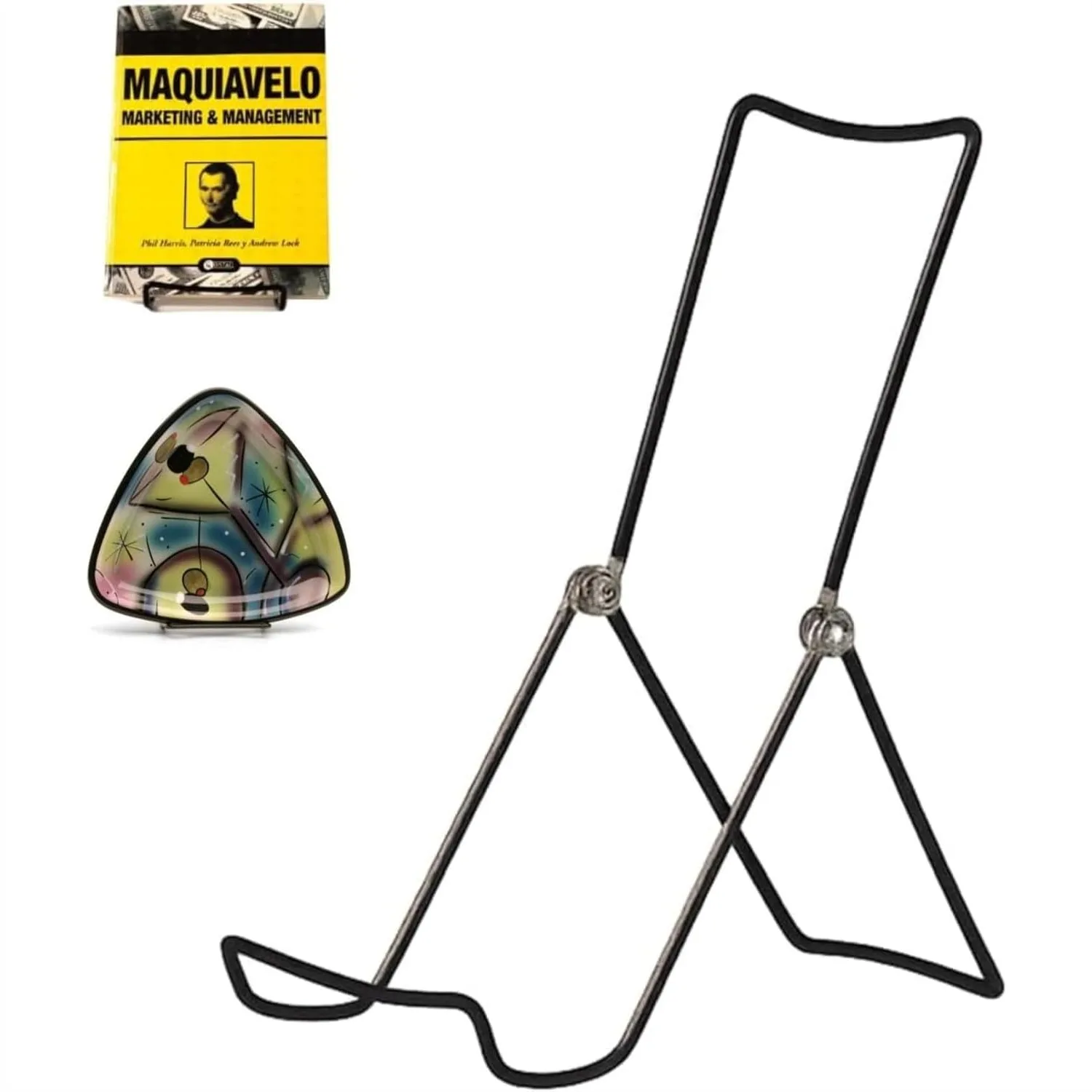 12-Pack Adjustable Black Metal Easels for Art, Books, and Plate Display with Sturdy Stand
12-Pack Adjustable Black Metal Easels for Art, Books, and Plate Display with Sturdy Stand