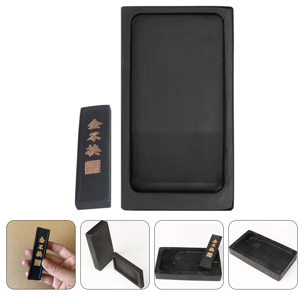 1 set 5 inch Chinese Calligraphy Ink Ink Stone Brush Calligraphy Set Writing Painting Tools Grinding Inkslab Chinese
1 set 5 inch Chinese Calligraphy Ink Ink Stone Brush Calligraphy Set Writing Painting Tools Grinding Inkslab Chinese