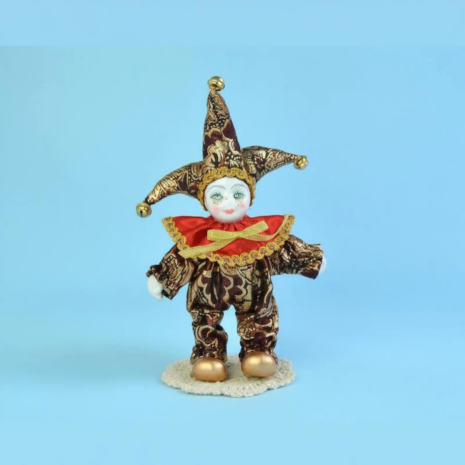 Итальянская керамическая фигурка клоуна ручной работы в винтажном стиле, коллекционная, для партнеров
Итальянская керамическая фигурка клоуна ручной работы в винтажном стиле, коллекционная, для партнеров