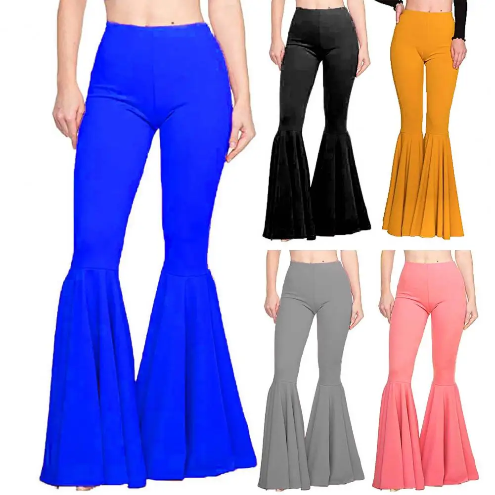 Chic Mermaid Pants Thin Flare Pants High-Waist Women Tight Solid Color Flare Trousers Ankle Length
Chic Mermaid Pants Thin Flare Pants High-Waist Women Tight Solid Color Flare Trousers Ankle Length