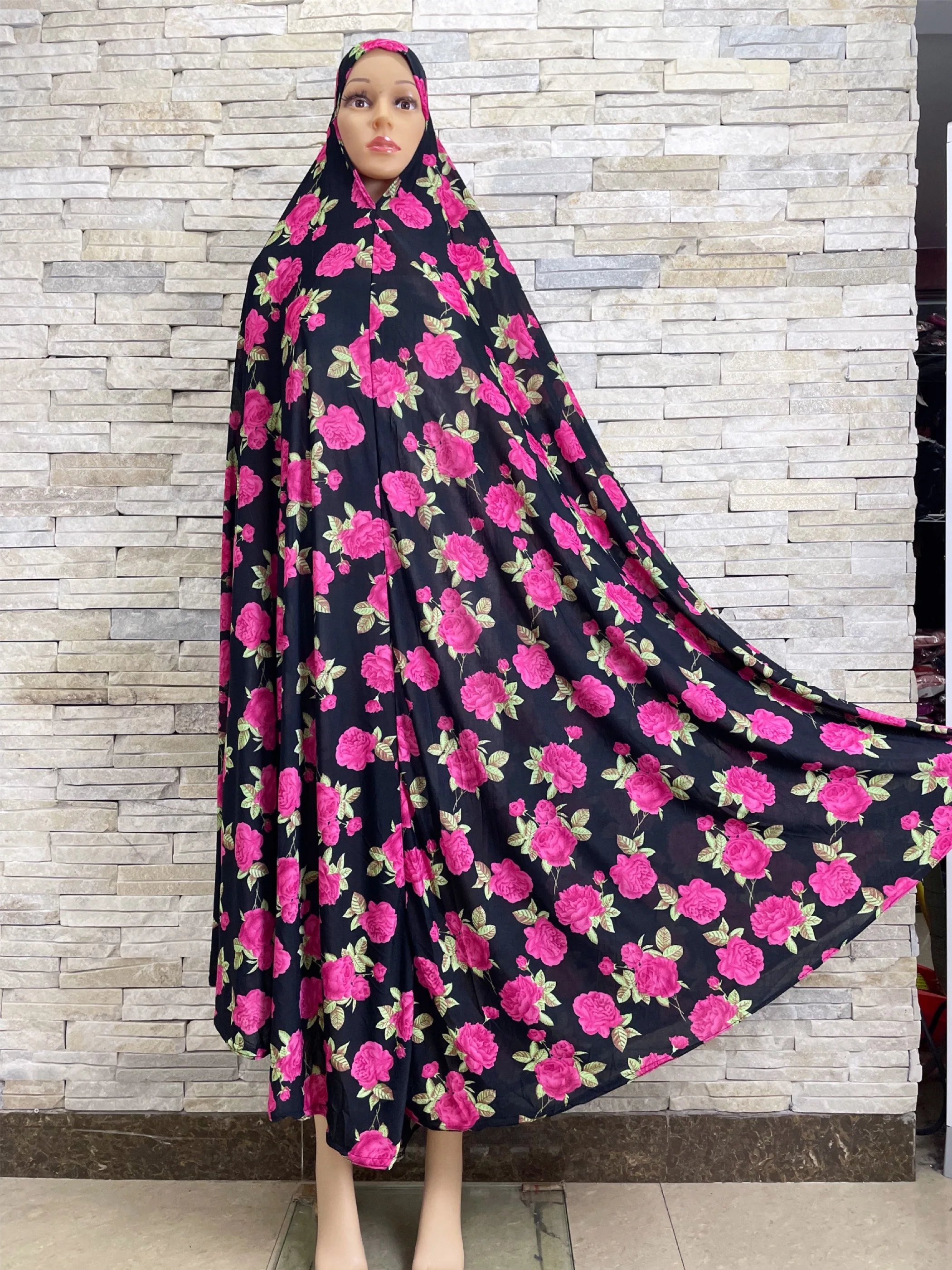 Big Size Muslim Womens Hooded Abaya Turkey-African Prayer Garment Kaftan Dress With Hijab Floral Prints Dubai Saudi Robe Ramadan
Big Size Muslim Womens Hooded Abaya Turkey-African Prayer Garment Kaftan Dress With Hijab Floral Prints Dubai Saudi Robe Ramadan