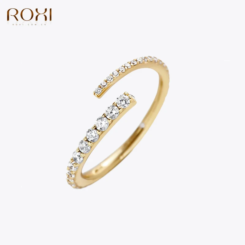 ROXI INS Geometry White Zircon Open Ring for Women 925 Sterling Silver Adjustable Rings Jewelry Aros Plata 925 Mujer
ROXI INS Geometry White Zircon Open Ring for Women 925 Sterling Silver Adjustable Rings Jewelry Aros Plata 925 Mujer