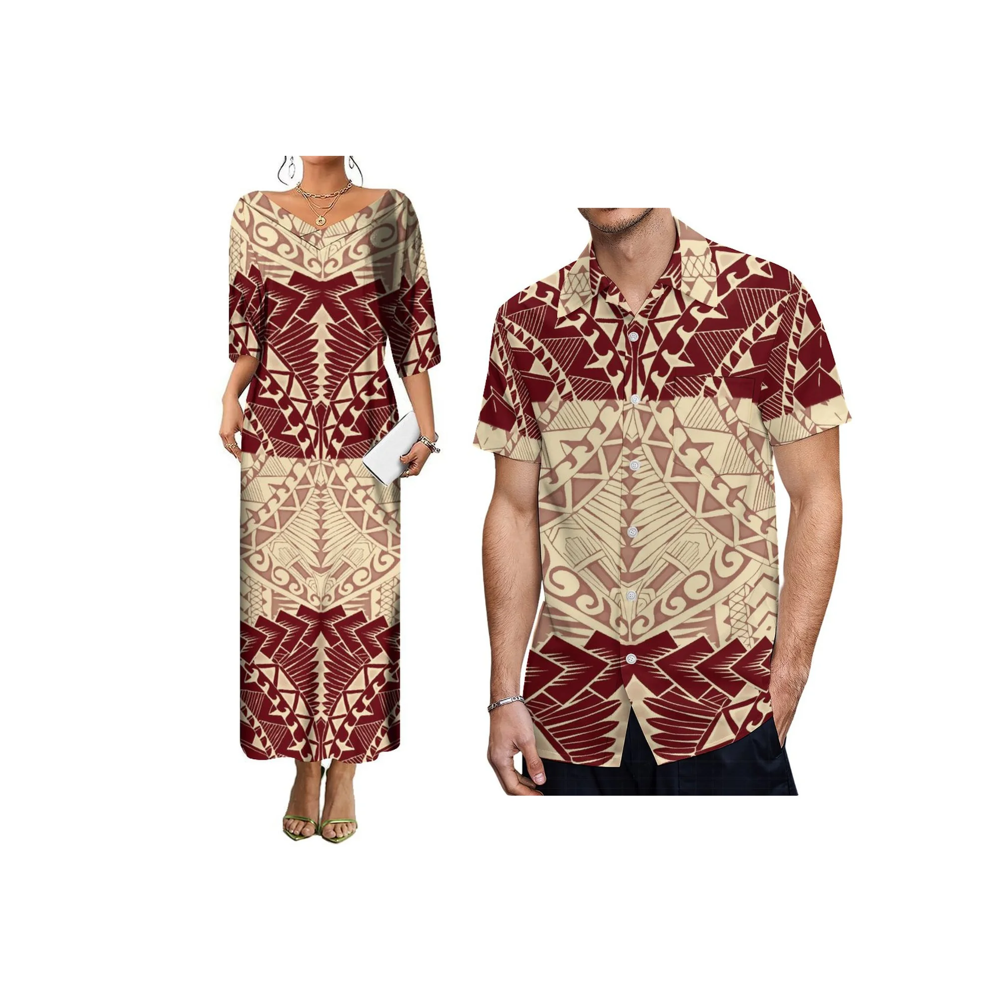 New V-neck Design Custom Polynesian Long Dress Holiday Long Big Shot Party Dress Summer women's 2025 Dress
New V-neck Design Custom Polynesian Long Dress Holiday Long Big Shot Party Dress Summer women's 2025 Dress