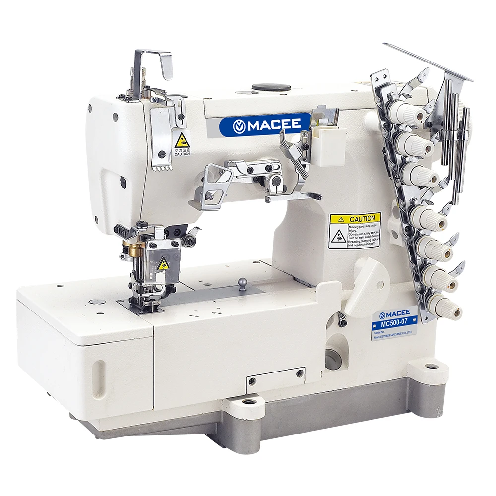 500-07 Factories In China High Speed 3 Needle 7 Thread Flat Bed Interlock Machine Sewing For Trousers Pocket Cloth
500-07 Factories In China High Speed 3 Needle 7 Thread Flat Bed Interlock Machine Sewing For Trousers Pocket Cloth