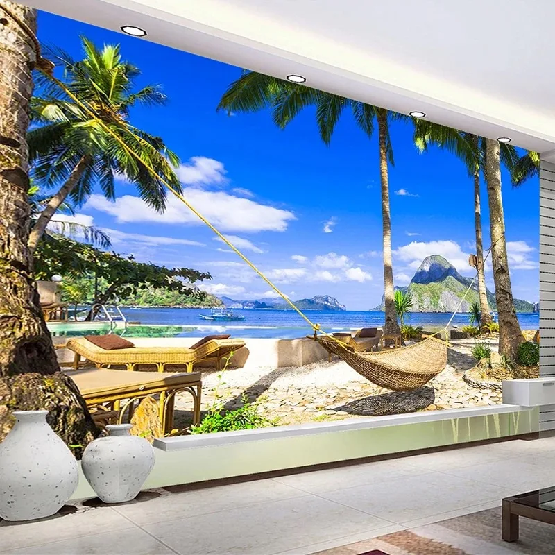 3D Landscape Mural Blue Sky White Clouds Seaside Beach Photo Wallpaper Living Room Bedroom Decor Background Backdrop
3D Landscape Mural Blue Sky White Clouds Seaside Beach Photo Wallpaper Living Room Bedroom Decor Background Backdrop