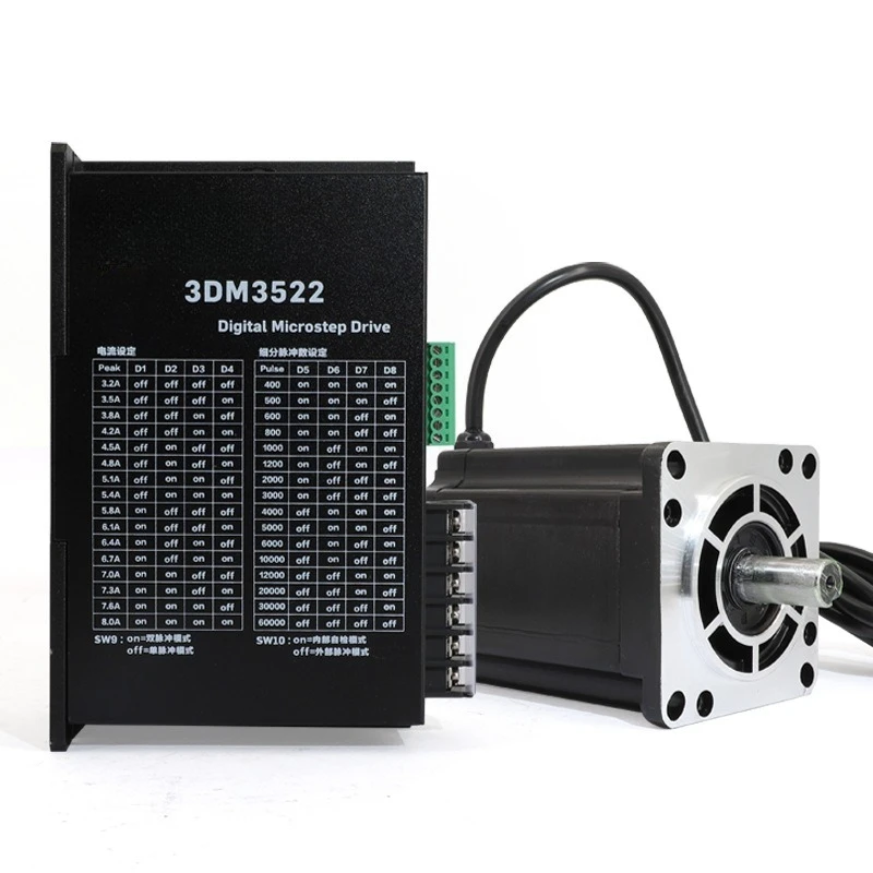 110/130 stepper motor set driver motor hybrid high power and high torque two-phase three-phase 220V
110/130 stepper motor set driver motor hybrid high power and high torque two-phase three-phase 220V