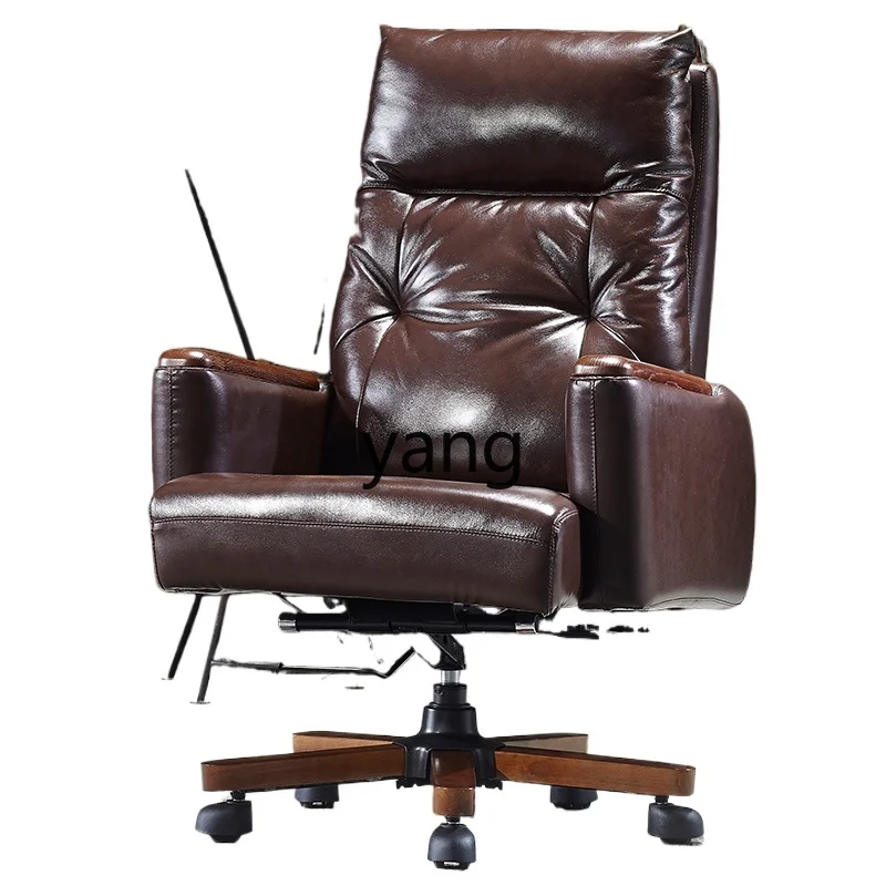 LTT solid wood reclining comfort home study seat office chair high-grade cowhide
LTT solid wood reclining comfort home study seat office chair high-grade cowhide