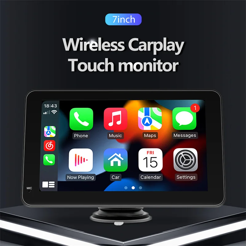 Универсальная 7-дюймовая Беспроводная Автомагнитола CarPlay на Android, мультимедийный видеоплеер с GPS-навигацией для Volkswagen, BMW, KIA, Nissan
Универсальная 7-дюймовая Беспроводная Автомагнитола CarPlay на Android, мультимедийный видеоплеер с GPS-навигацией для Volkswagen, BMW, KIA, Nissan