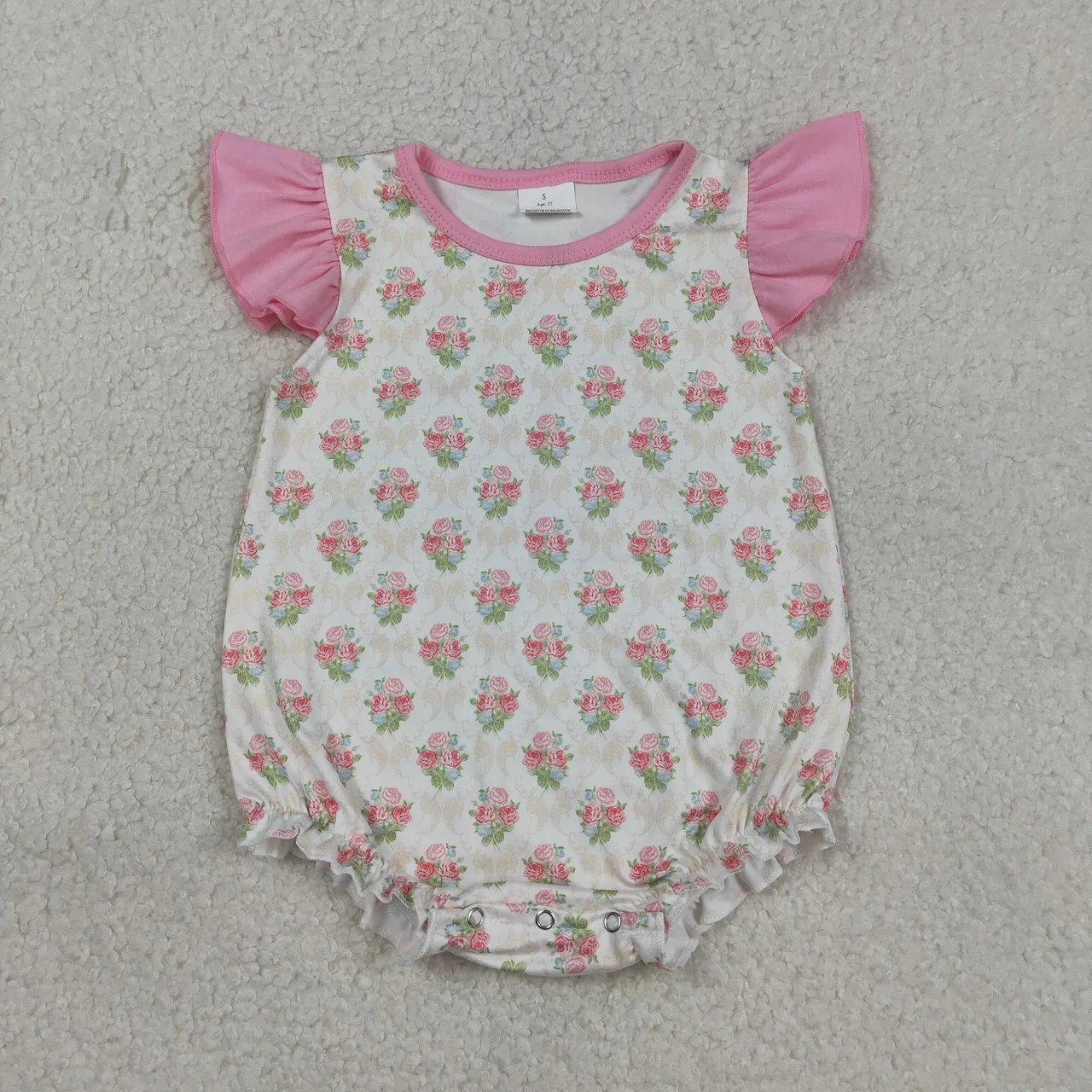 Wholesale Newborn Infant Bubble Bodysuit Kids Toddler Short Sleeves Flower Romper Bows Baby Girl Children Girls Summer Clothes
Wholesale Newborn Infant Bubble Bodysuit Kids Toddler Short Sleeves Flower Romper Bows Baby Girl Children Girls Summer Clothes