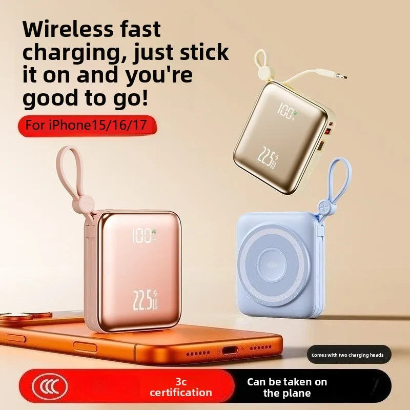 High - Quality Compact and Mini 20W 10000mAh Suitable for IPhone and Apple Watch Fast - Charging Portable Power Bank
High - Quality Compact and Mini 20W 10000mAh Suitable for IPhone and Apple Watch Fast - Charging Portable Power Bank