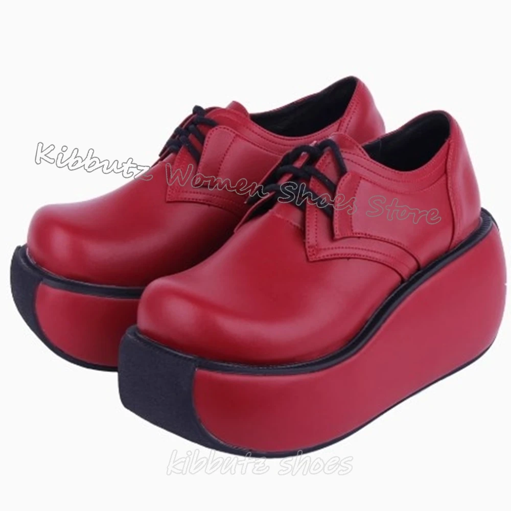 Lace-Up Pump Thick Bottom Solid Color Fashion Elegant Concise Sexy Luxury Women Shoes Round Toe Genuine Leather Newest Hot Girls
Lace-Up Pump Thick Bottom Solid Color Fashion Elegant Concise Sexy Luxury Women Shoes Round Toe Genuine Leather Newest Hot Girls