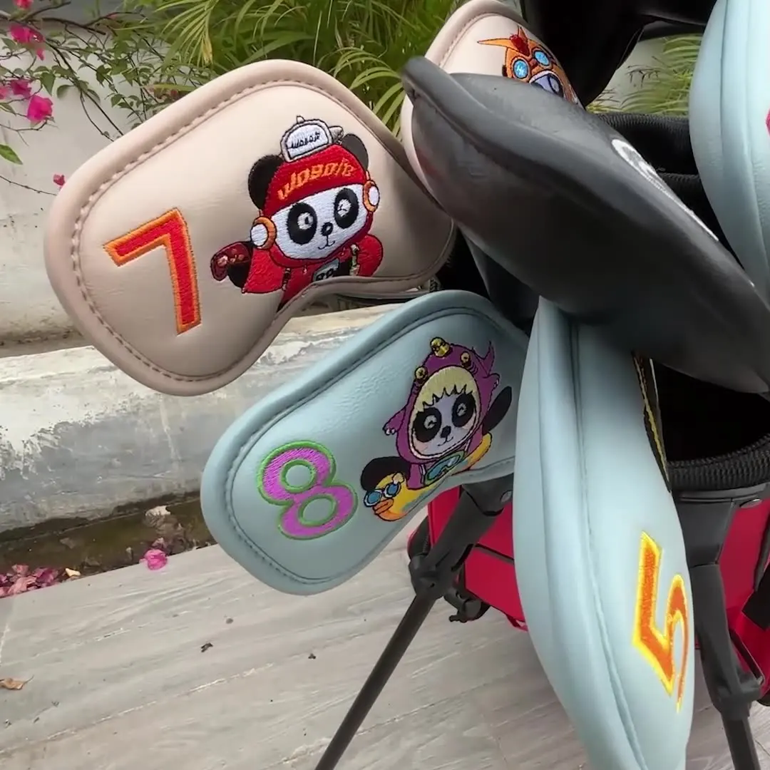 2025 New 9-Piece Set Golf Club Head Covers 4-9 Iron S A-P Skull Embroidered Club Cover Golf Ball Gift Iron Covers for Clubs 
2025 New 9-Piece Set Golf Club Head Covers 4-9 Iron S A-P Skull Embroidered Club Cover Golf Ball Gift Iron Covers for Clubs