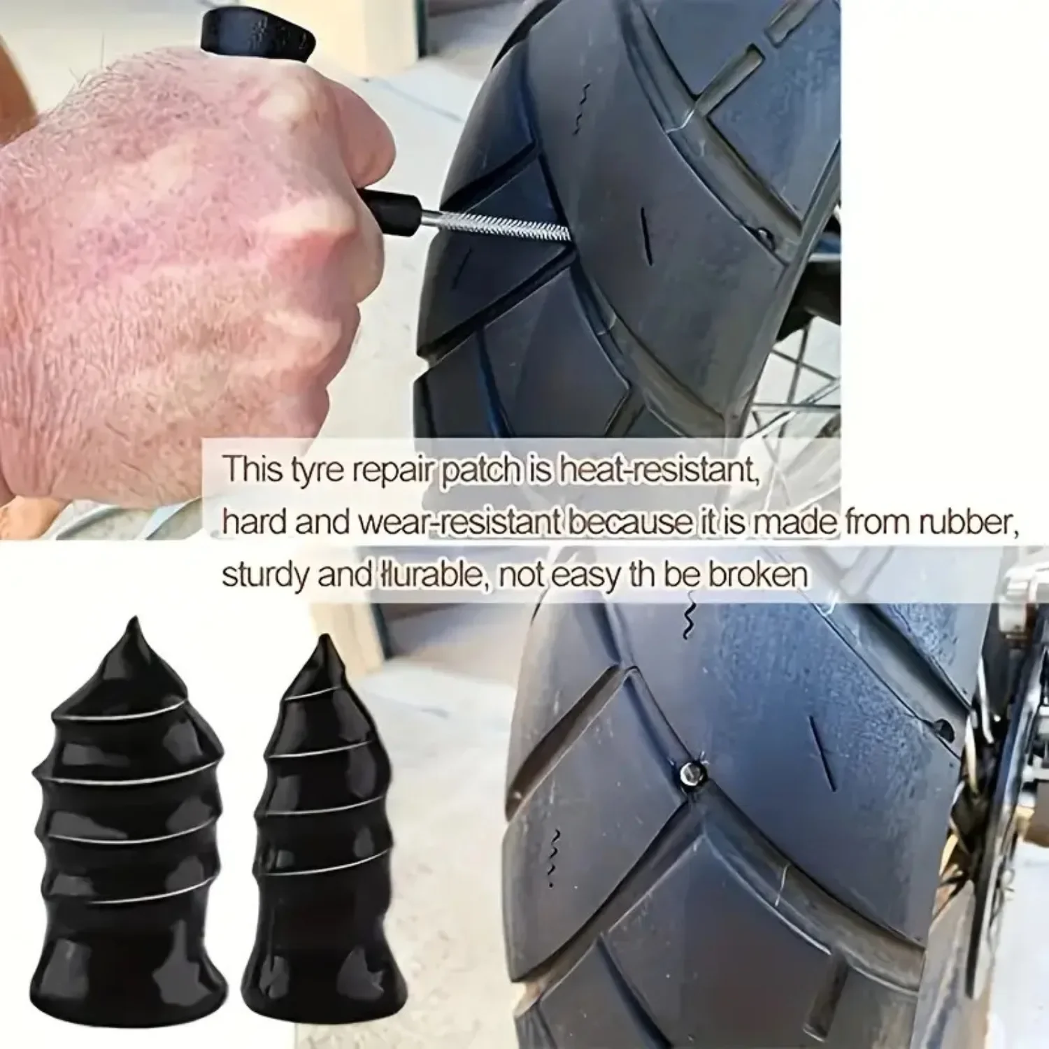 10-30Pcs Car Tyre Repair Rubber Nail Set Universal Car Motorcycle Tyre Repair Nails Truck Scooter Bike Tire Puncture Repair Tool
10-30Pcs Car Tyre Repair Rubber Nail Set Universal Car Motorcycle Tyre Repair Nails Truck Scooter Bike Tire Puncture Repair Tool