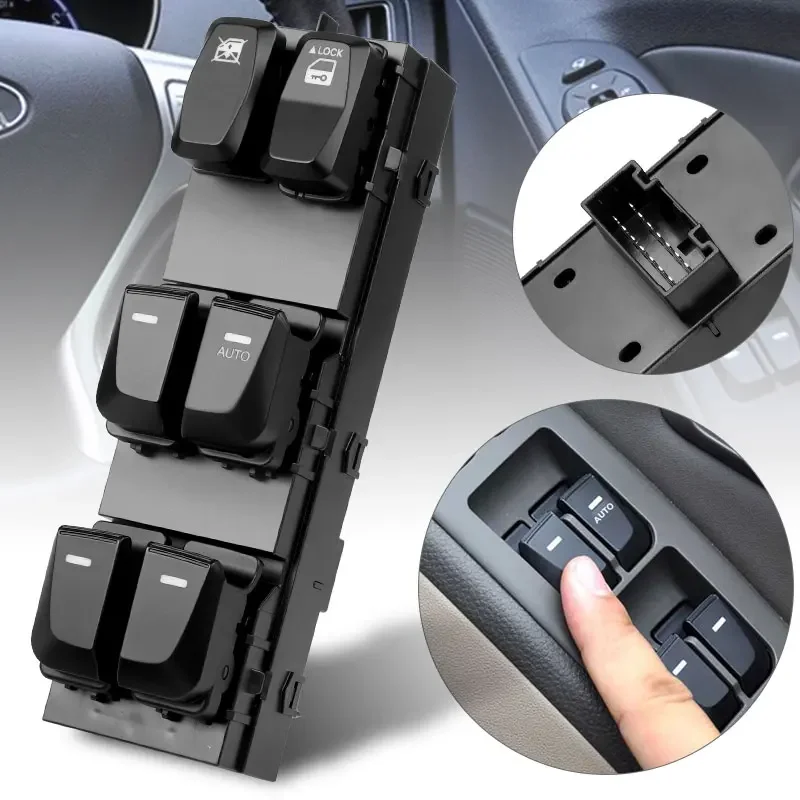 Electric Power Window Master Switch Button For Hyundai IX35 Tucson 2010 2011 2012 2013 2014-2017 93570-2S910 Right Hand Drive
Electric Power Window Master Switch Button For Hyundai IX35 Tucson 2010 2011 2012 2013 2014-2017 93570-2S910 Right Hand Drive