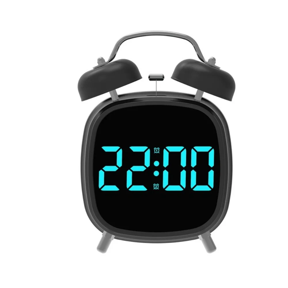 High Volume Twin Bell Alarm Clock Temperature Displa Voice Control Digital Alarm Clock LED Display 12/24H Snooze
High Volume Twin Bell Alarm Clock Temperature Displa Voice Control Digital Alarm Clock LED Display 12/24H Snooze