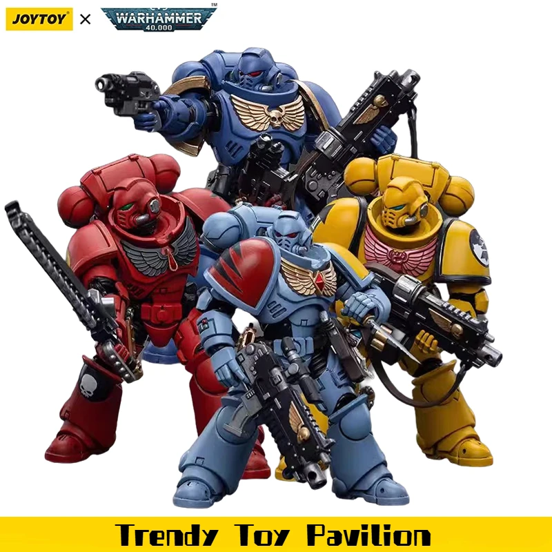 【JOYTOY】Warhammer 40K Ultramarines Intercessor Имперские куи Blood Angels Space Wolves 4 шт. аниме-фигурка 1/18 экшн-фигурка 
【JOYTOY】Warhammer 40K Ultramarines Intercessor Имперские куи Blood Angels Space Wolves 4 шт. аниме-фигурка 1/18 экшн-фигурка