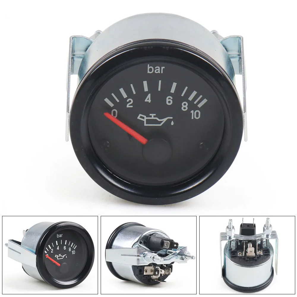 2" 52mm0-10Bar Car Oil Press Gauge 12V Yellow Backlight Car Dashboard Gauge No Sensor
2" 52mm0-10Bar Car Oil Press Gauge 12V Yellow Backlight Car Dashboard Gauge No Sensor