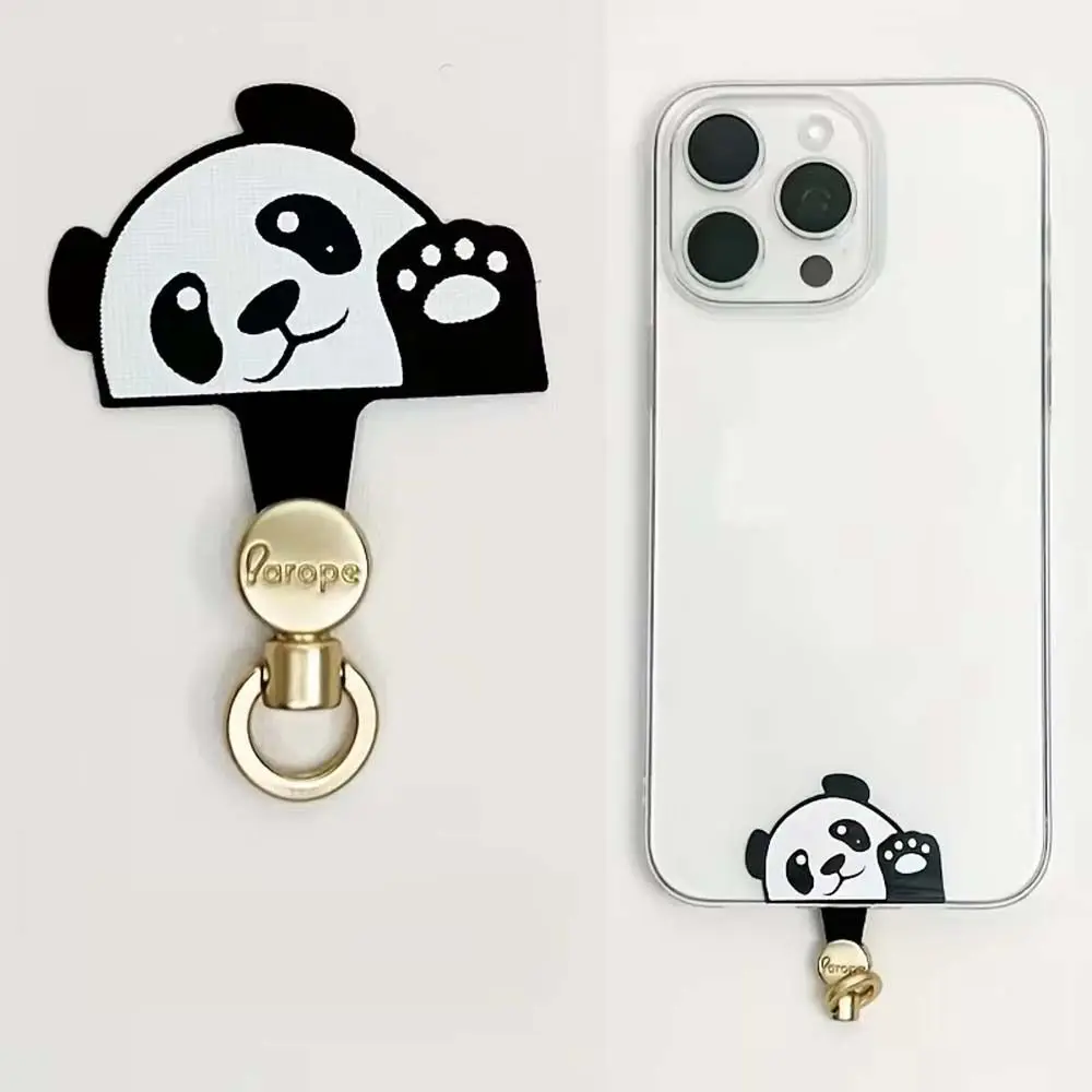 Cartoon Panda Phone Tether Tab Safety Connecter 360 Rotatable Mobile Phone Gasket Cat Dog Metal Ring Cellphone Lanyard Patch
Cartoon Panda Phone Tether Tab Safety Connecter 360 Rotatable Mobile Phone Gasket Cat Dog Metal Ring Cellphone Lanyard Patch