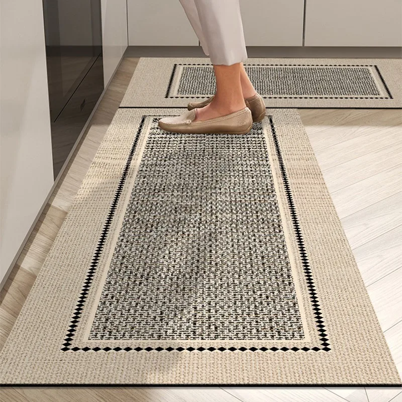 Kitchen Carpet Oil-proof Waterproof Non-slip PVC Leather Floor Mat Solid Color Minimalist Luxury Rug Long Size Home Decor Rugs
Kitchen Carpet Oil-proof Waterproof Non-slip PVC Leather Floor Mat Solid Color Minimalist Luxury Rug Long Size Home Decor Rugs