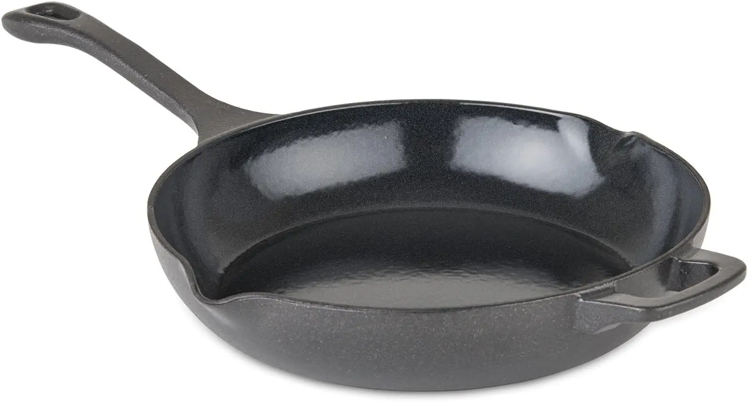 Chef Pan, 10.5 Inch Cast Iron Saute and Frying Pan, Oven Safe, Induction Ready, Black
Chef Pan, 10.5 Inch Cast Iron Saute and Frying Pan, Oven Safe, Induction Ready, Black