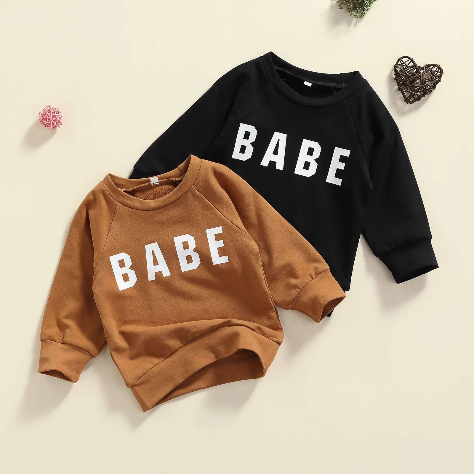 0-3Y Newborn Baby Boy Girl Sweatshirt Letters Printed Pattern Long Sleeve Round Collar Casual Pullover Spring Autumn Clothes
0-3Y Newborn Baby Boy Girl Sweatshirt Letters Printed Pattern Long Sleeve Round Collar Casual Pullover Spring Autumn Clothes