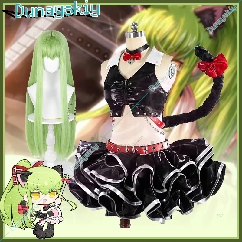 CC Cat Band Косплей Черные кошачьи уши Хвост Мини-юбка Укороченный топ Полный комплект Женский Хэллоуин 
CC Cat Band Косплей Черные кошачьи уши Хвост Мини-юбка Укороченный топ Полный комплект Женский Хэллоуин