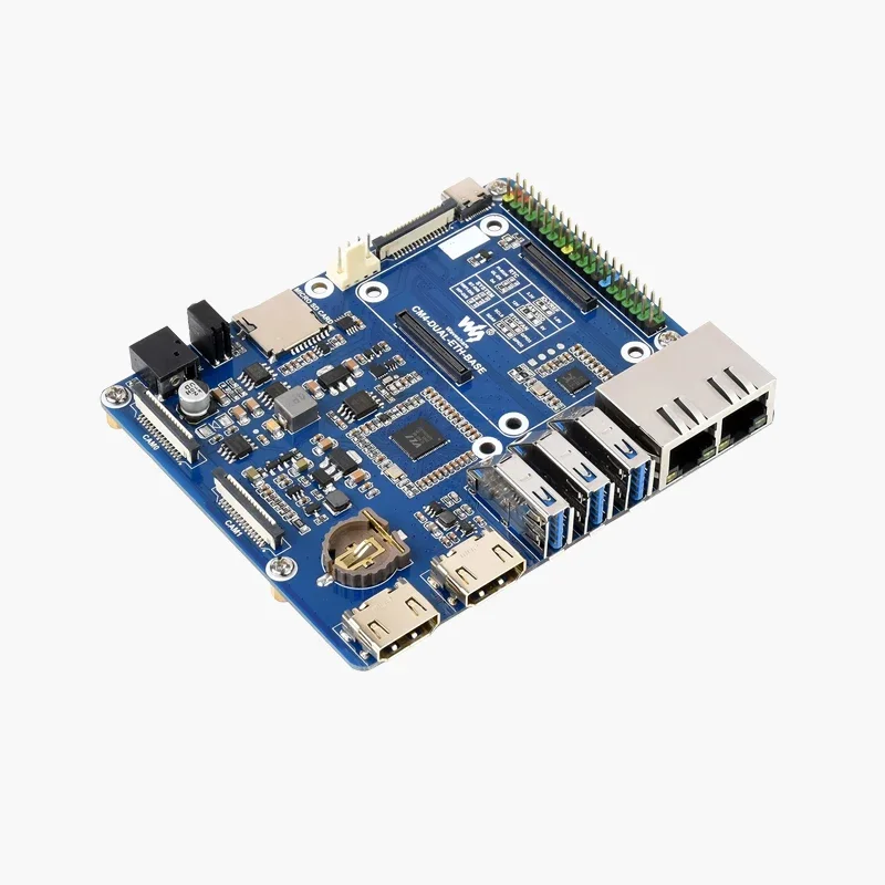 Waveshare Raspberry Pi Compute Module 4 IO Board Is Compatible with All Versions of the Compute Module 4.
Waveshare Raspberry Pi Compute Module 4 IO Board Is Compatible with All Versions of the Compute Module 4.