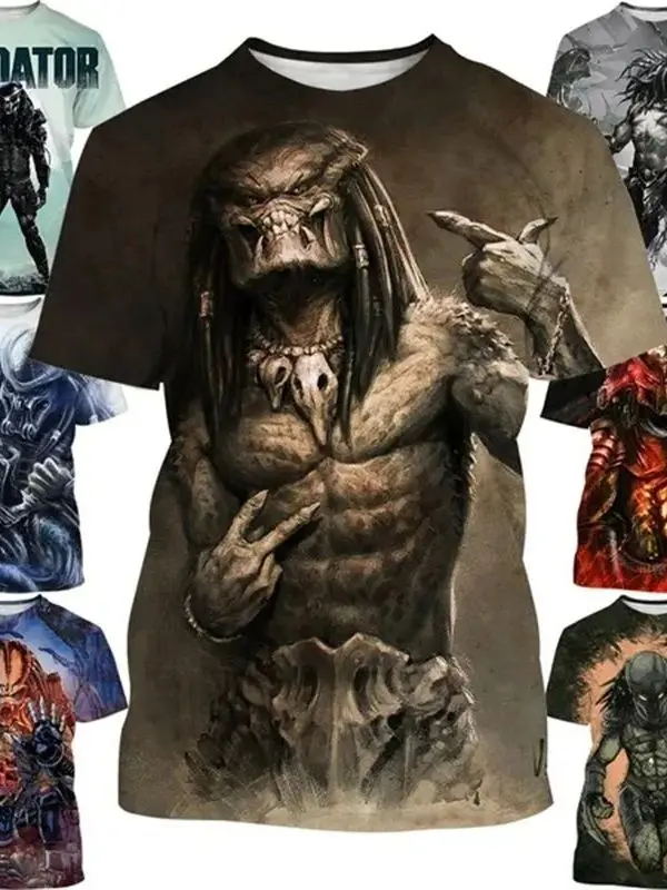 Cool 3D round Neck Short Sleeve Men's T-shirt Fashionable Urban Polyester Breathable Comfortable Short Sleeve T-shirt for Youth
Cool 3D round Neck Short Sleeve Men's T-shirt Fashionable Urban Polyester Breathable Comfortable Short Sleeve T-shirt for Youth