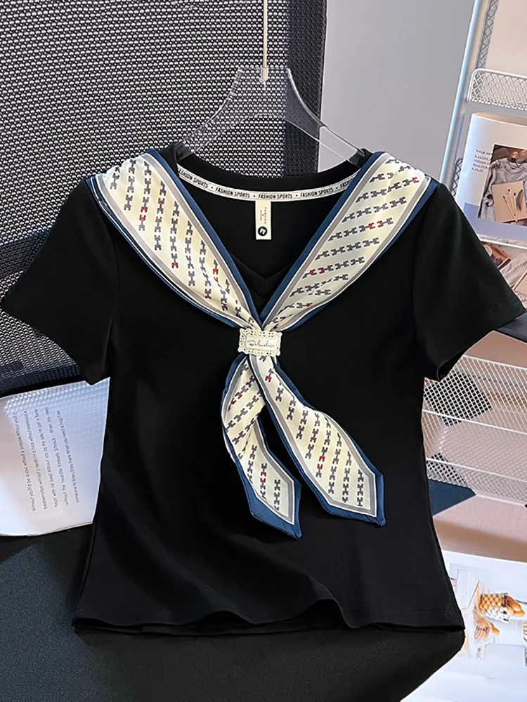 Шелковый шарф Design Sensation Slim Fit ort Sve V-Ne футболка женская летняя новинка Sle Commute корейская версия длиной до плеча
Шелковый шарф Design Sensation Slim Fit ort Sve V-Ne футболка женская летняя новинка Sle Commute корейская версия длиной до плеча