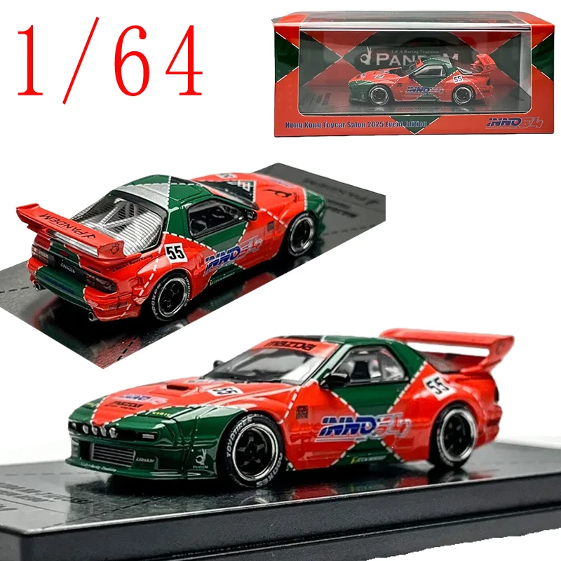 Модель спортивного автомобиля INNO Diecast 1/64 Mazda FC3S RX-7, литая под давлением, из сплава, гоночная модель Mazda FC3S RX-7, лимитированная серия для Гонконга, подарочная фигурка
Модель спортивного автомобиля INNO Diecast 1/64 Mazda FC3S RX-7, литая под давлением, из сплава, гоночная модель Mazda FC3S RX-7, лимитированная серия для Гонконга, подарочная фигурка