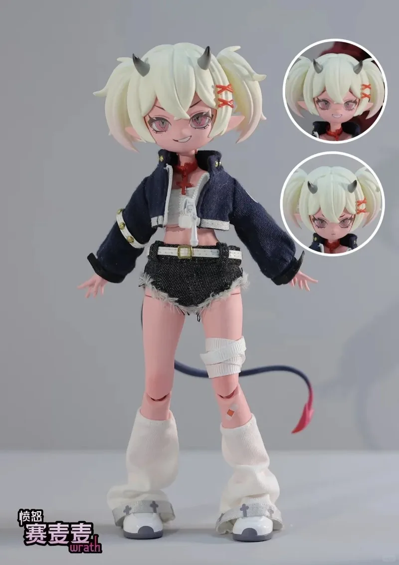 Дьявольские рога, слепая коробка, Cooze 1/8 Bjd, подвижная кукла, орнамент, изысканные игрушки, совместная мобильность, креативная настольная коллекция игрушек
Дьявольские рога, слепая коробка, Cooze 1/8 Bjd, подвижная кукла, орнамент, изысканные игрушки, совместная мобильность, креативная настольная коллекция игрушек