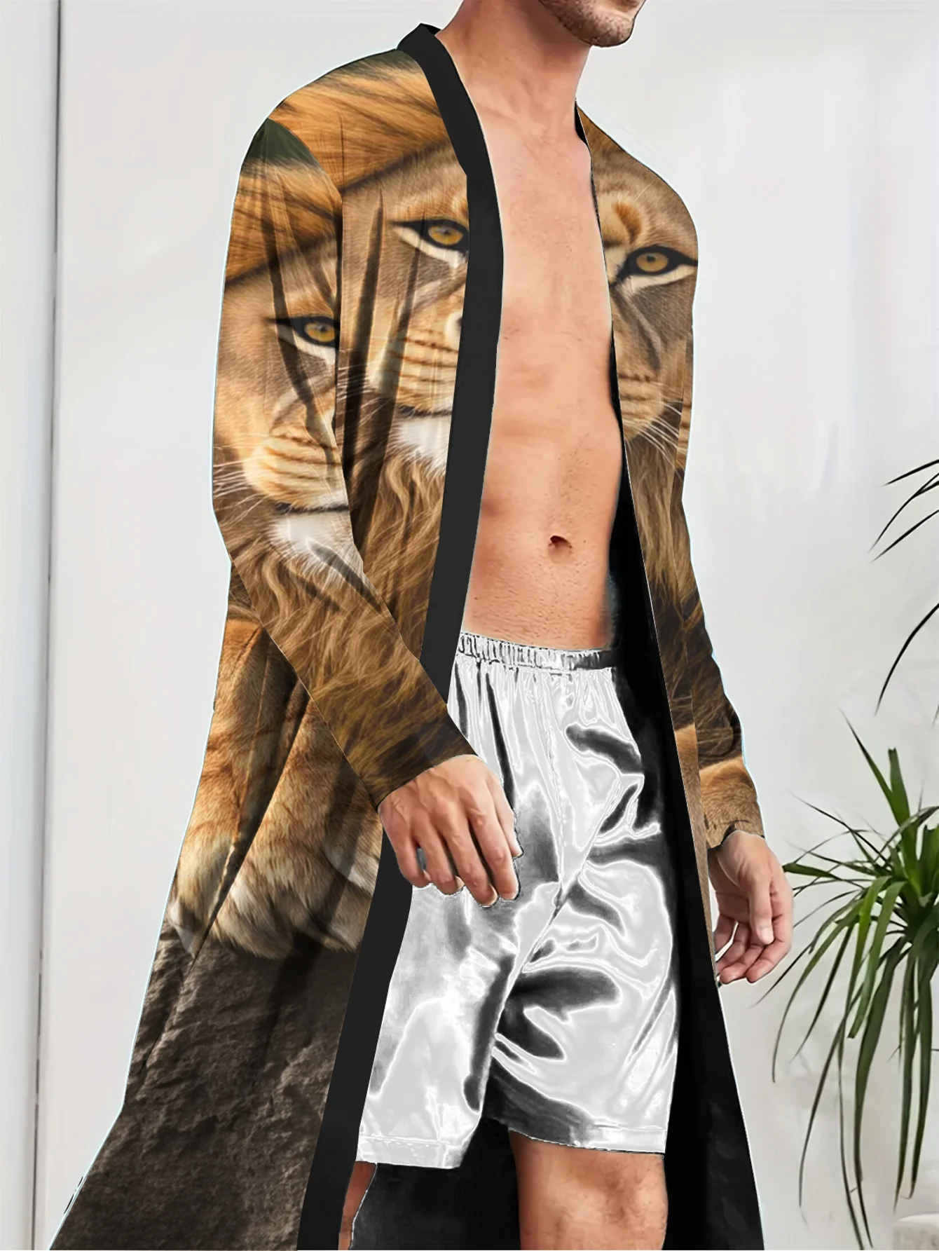 1pc Men'S Robes 2026 Spring Quick Drying Sleepwear Sleepwear 3D Printed Sleepwear Polyester Graphic Nightie for Men
1pc Men'S Robes 2026 Spring Quick Drying Sleepwear Sleepwear 3D Printed Sleepwear Polyester Graphic Nightie for Men
