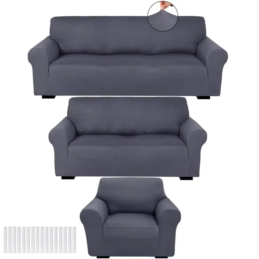 Комплект из 3 чехлов для мебели: для дивана, двухместного дивана, кресла, эластичные, без складок, защита от деформации, защита мебели
Комплект из 3 чехлов для мебели: для дивана, двухместного дивана, кресла, эластичные, без складок, защита от деформации, защита мебели