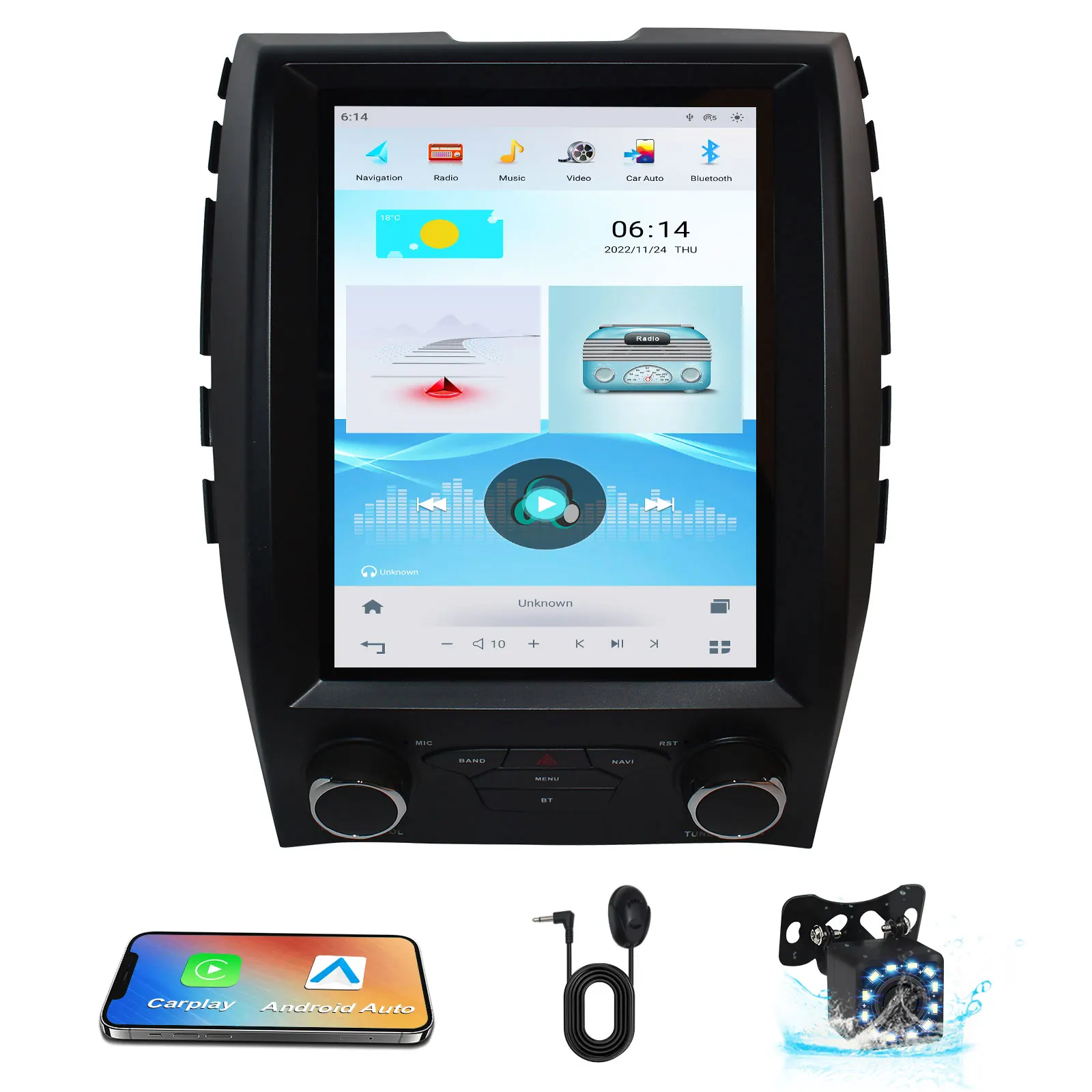 CUSP System Tesla Screen Car GPS Navigation Multimedia Radio Player Carplay Android 11.0 For FORD EDGE 2015- Auto A/C
CUSP System Tesla Screen Car GPS Navigation Multimedia Radio Player Carplay Android 11.0 For FORD EDGE 2015- Auto A/C