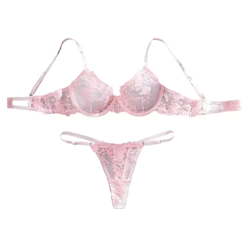 Western Mesh Floral Embroidery Pure See Through Bra Panties Womens Erotic Seductive Underwear Apparel Sexy Lingerie Set
Western Mesh Floral Embroidery Pure See Through Bra Panties Womens Erotic Seductive Underwear Apparel Sexy Lingerie Set