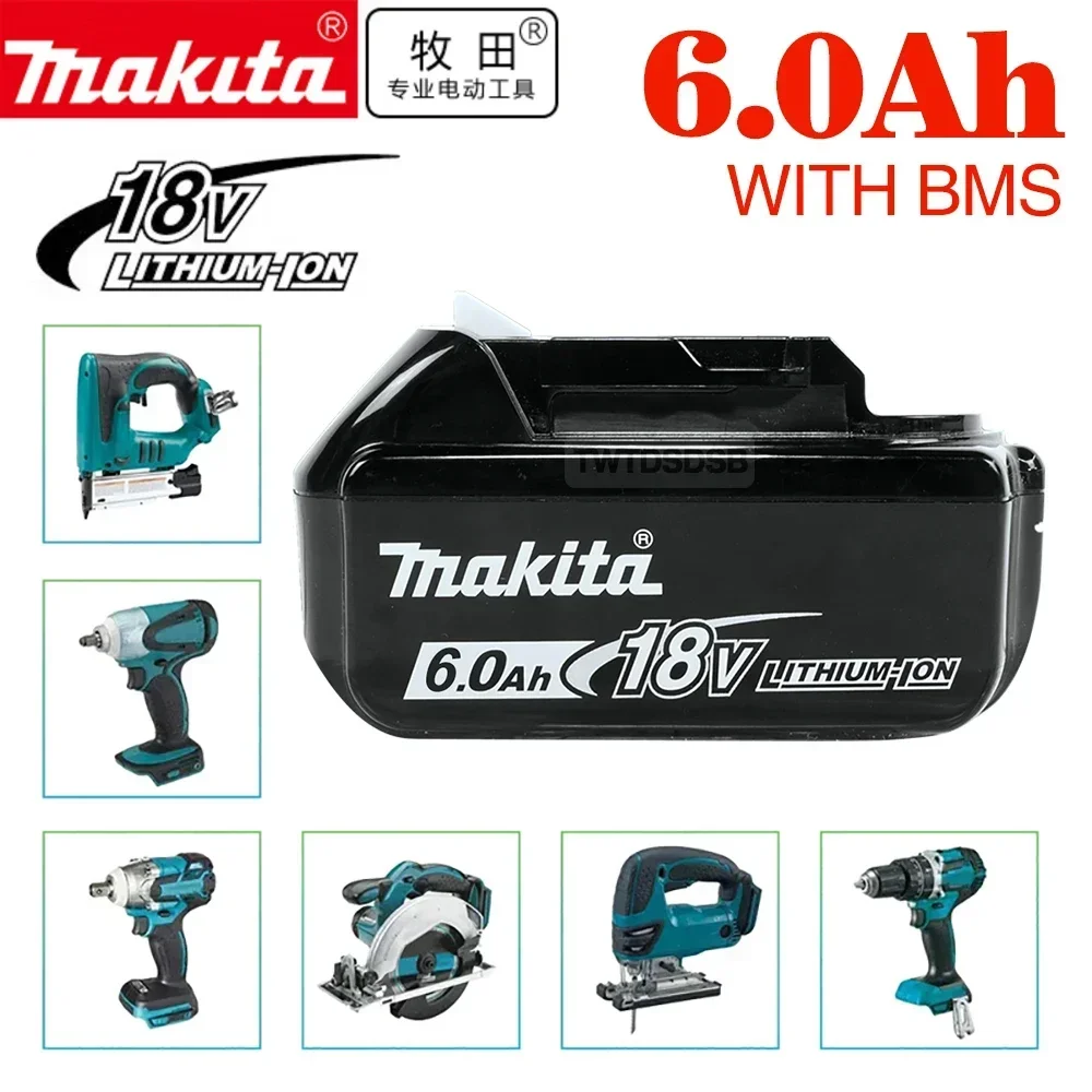 Original Makita BL1860 Rechargeable Battery 18 V 6000mAh Lithium for Makita 18V Battery BL1840 BL1850 BL1830 BL1860B LXT 400
Original Makita BL1860 Rechargeable Battery 18 V 6000mAh Lithium for Makita 18V Battery BL1840 BL1850 BL1830 BL1860B LXT 400